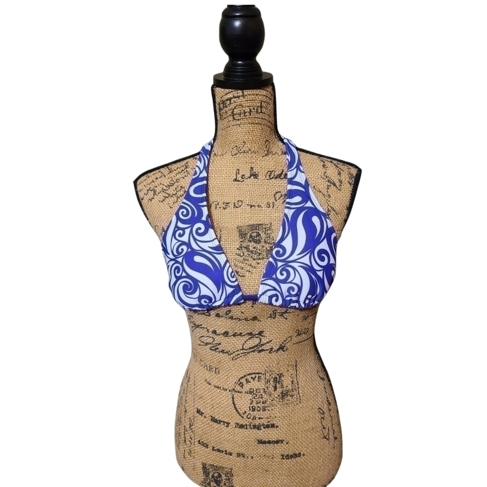 Hot Water | Purple Swirl Bikini Top
